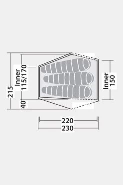 Robens Chaser 3XE 3-Persoonstent -Big Agnes Winkel g5fc3y0023 5151 18 nl