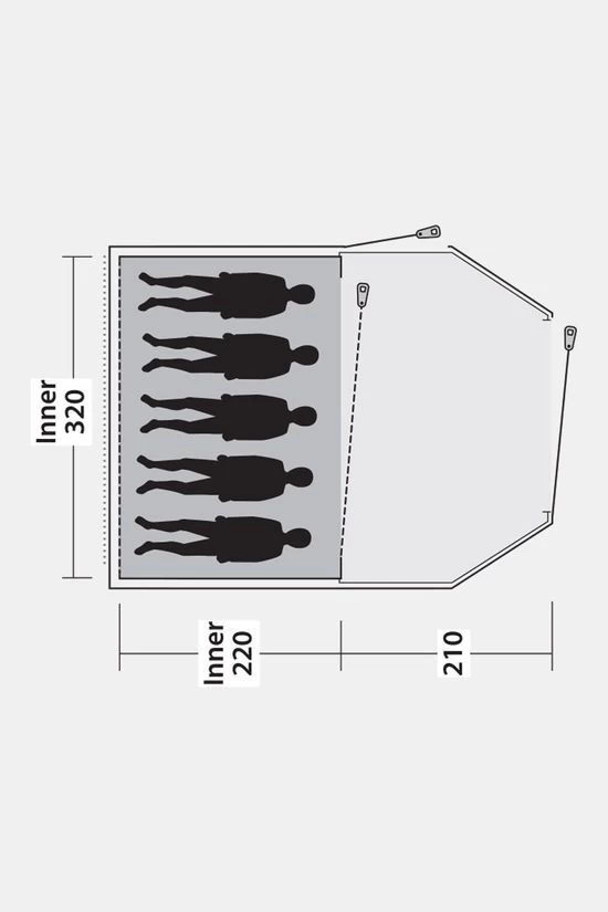 Outwell Earth 5 Tent 14 Outwell Earth 5 Tent - Afbeelding 12