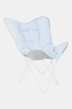 Bo-Camp Pastel Vlinderstoel Murat Blauw