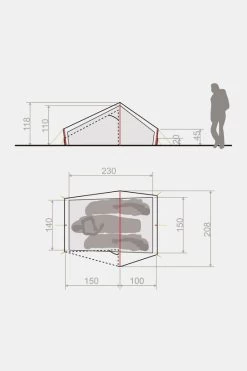 VAUDE Power Lizard Seamless 2-3 Persoons Tunneltent 9 VAUDE Power Lizard Seamless 2-3 Persoons Tunneltent -Big Agnes Winkel maabe00003 5252 04 nl