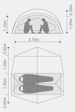 Exped Outer Space II 2-Persoonstent -Big Agnes Winkel maabe00015 5052 11 nl
