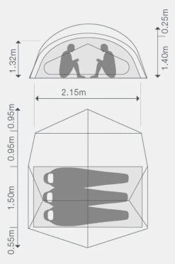 Exped Outer Space III 3-Persoonstent 23 Exped Outer Space III 3-Persoonstent -Big Agnes Winkel maace00014 5052 11 nl